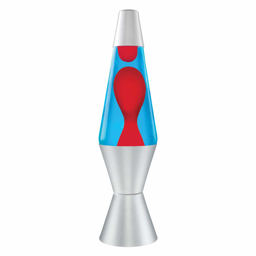 14.5″ LAVA LAMP – RED/BLUE/SILVER V2