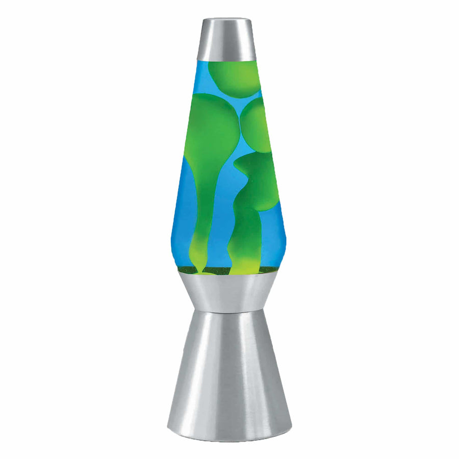 27″ LAVA LAMP GRANDE – YELLOW/BLUE/SILVER M3